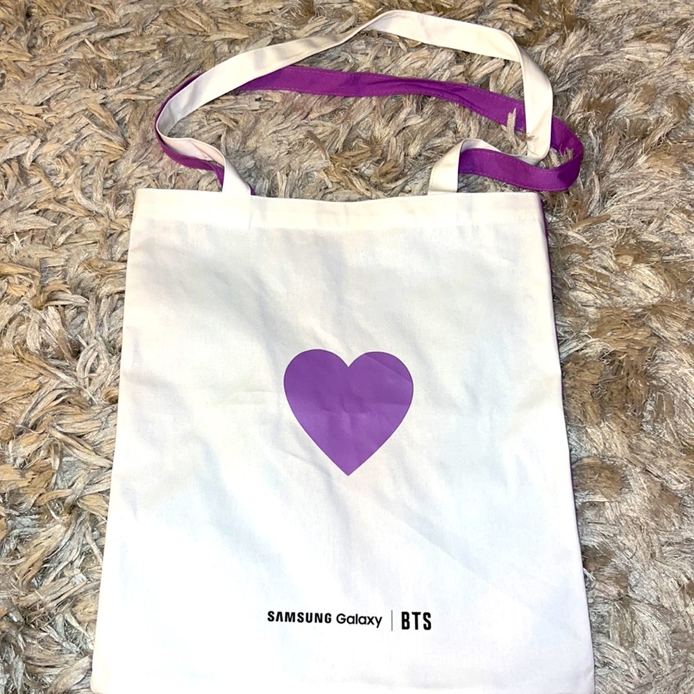 BTS x Samsung limited edition tote bag